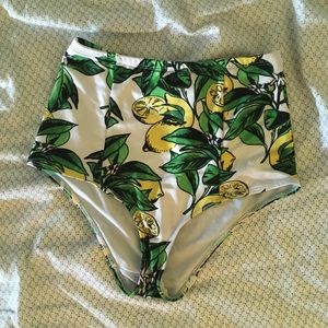 High waist bikini bottoms